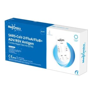 COVID-19 SARS-CoV-2/FluA/FluB+ADV/RSV antigenní test (LFIA) 1ks